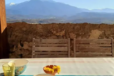 Image de la terrasse d'Eus - Eus