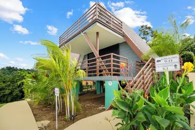 Image de A-Frame 2 Bedroom Jungle Bungalows with Epic Views in La Fortuna!