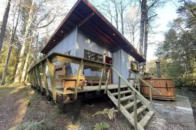 Image de Buho | Cabin Oak | Bbq Washer Wood Hot Tub Wifi