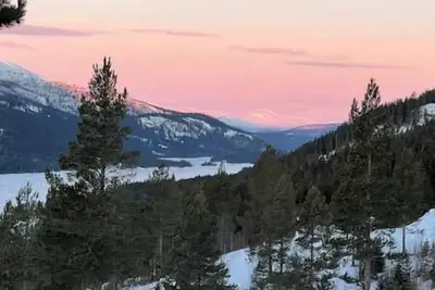 Image de Modern cabin w/panoramic view, sauna & fire pit