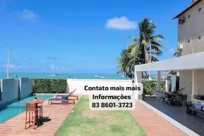 Image de Beachfront House with Balcony and Sea View, João Pessoa