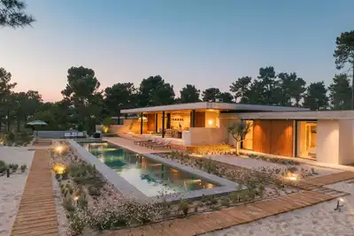 Image de Maison de vacances 'M Comporta Retreat' avec vue sur la montagne, Wi-Fi et climatisation