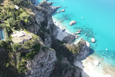 Image de House on the cliff, with private pool and steps to the beach