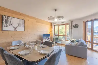 Image de Appartement neuf avec balcon et accès direct aux pistes, 3 chambres, Alpe d'Huez