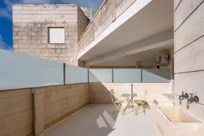Image de Appartement 'Biancomare Otranto - 3' avec terrasse privée, Wi-Fi et climatisation