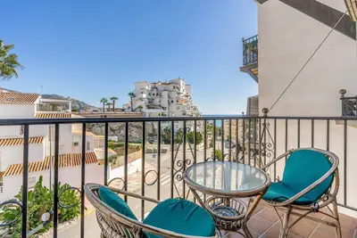 Image de Maison de vacances « El Tesorillo Andalúz » avec vue sur la mer, Wi-Fi et climatisation