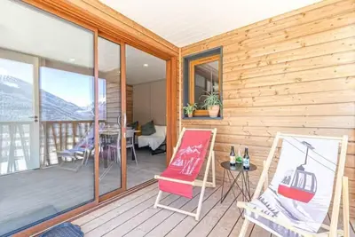 Image de Chalet, Rez-de-chaussée, sauna, hammam, terrasse, parking, 32m², Aussois