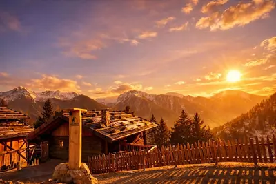 Image de Nouvelle ouverture – Chalet « Larchrast » avec vue sur la montagne et terrasse privée, havre de paix