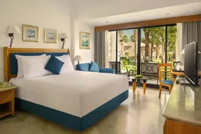 Image de Ocean Breezes, Palm Trees, and Two Poolside Lounging for the Perfect Getaway