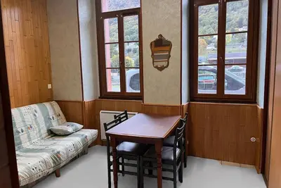 Image de Studio mezzanine cosy pour 4 pers avec casier à skis, proche centre-ville