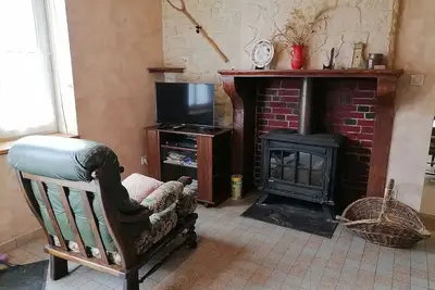 Image de Maison de vacances 'Le Gîte du Champ de la Croix' avec terrasse privée, jardin privé et Wi-Fi