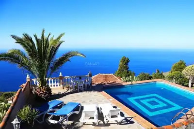 Image de Charmante Villa avec Piscine et Vue sur la Mer à Puntagorda, un Parad