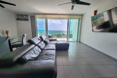 Image de Departamento con balcón y vista al mar – ideal para estadías largas en Cancún