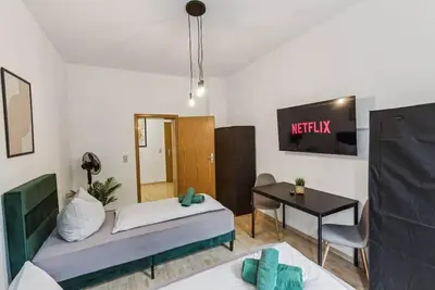 Image de 6 Personen, Balkon, Wlan, Waschmaschine