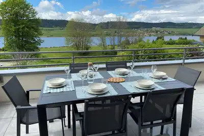 Image de Duplex familial 6 pers – vue lac & ski Métabief