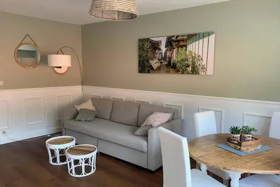 Image de T2 neuf Arcachon – Terrasse & parking privé – Plage à 2 min, calme garanti