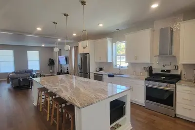 Luxury Downtown Indy | Spa Bath & Coffee Bars