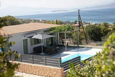 Image de Newly built detached house, private pool, sea views, Aegina, 400m from the beach