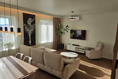 Image de 3-bedroom panoramic balcony apartment in Kaunas with Ac