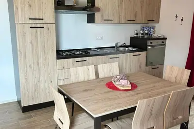 Image de Appartement « Villetta Wild » avec vue sur la mer, terrasse partagée et climatisation