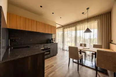 Image de Appartement 'Oberhaslerhof Alpina' avec vue sur la montagne, Wi-Fi et climatisation