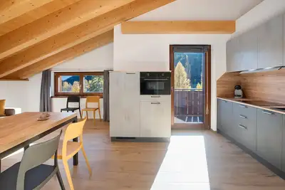 Image de Appartement '6' avec vue sur la montagne, jardin commun et Wi-Fi