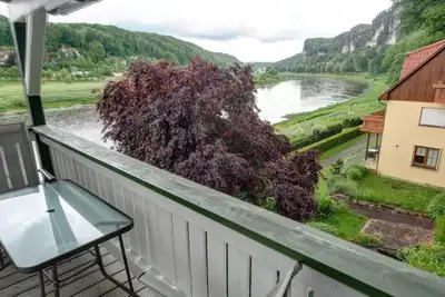 Image de Appartement de vacances pour 4 personnes env. 49 qmà station thermale de Rathen, Saxe (Cours supérieur de l'Elbe)