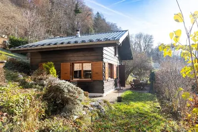 Image de Chalet « Cosy avec Mezzanine » : vue montagne, terrasse privée et Wi-Fi