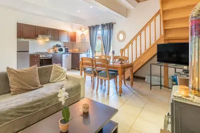 Image de Maison de vacances « Galets » avec vue sur la montagne, Wi-Fi et climatisation