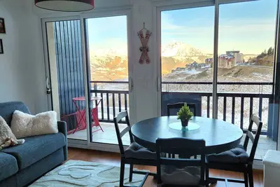 Image de Peyragudes Appartement Sérias T2 pied de piste vue merveilleuse sur vallée