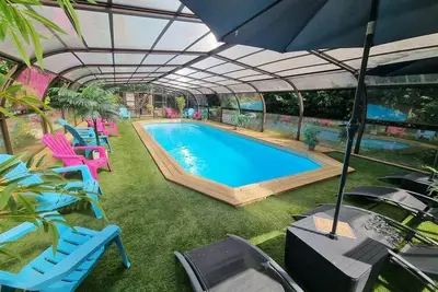 Image de Chalet 7 - 8p-Piscine -100m Cadre Noir