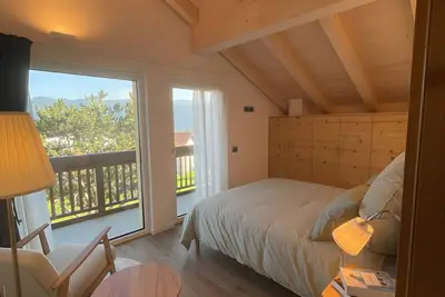 Image de Appartement 'La Téza' avec vue sur la montagne, jardin privé et Wi-Fi