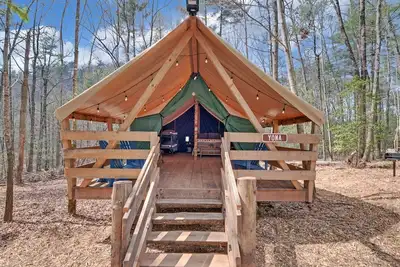 Image de Safari Tent Bliss for You and Your Best Friend: Pet-Friendly Glamping in Suches, Georgia