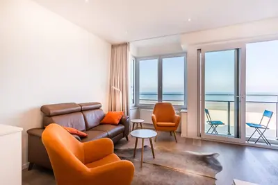 Image de Appartement de luxe avec vue frontale sur mer