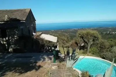 Image de La Casetta Padrone Ancienne maison de vigneron en pierre avec vue époustouflante