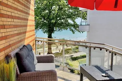 Image de Stylish boho chic with sea views from the balcony