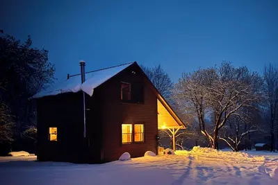 Image de Cozy 1-bedroom cabin 20 minutes from Jay Peak