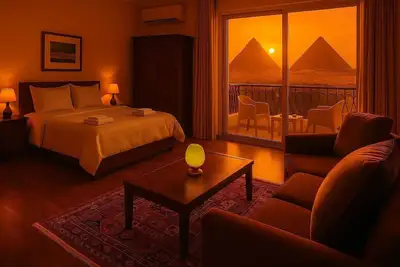 Image de Retro Chic Pyramids View Museum Walking Distance