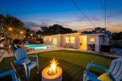 Newly Redesigned Backyard | Heated Pool | Putting Green