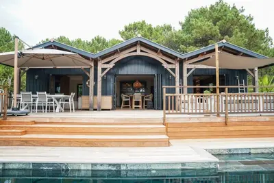 Image de Villa Luva - Cap-Ferret - Havre de paix avec piscine chauffée et jacuzzi