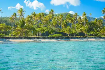 Image de Huahine- Fare Soleil coté lagon