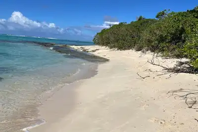 Image de Huahine- Fare Le vent accès plage plage privée