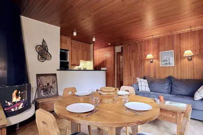 Image de Courchevel 1850: Élégant 3 pièces, 4 pers, balcon & wifi au pied des pistes