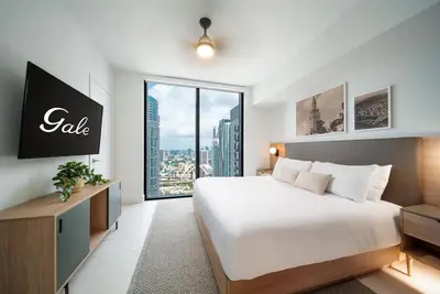 Image de 1bd Suite W/ 2nd bed 45th-Floor Oceanview - Rooftop Pool, Spa, Gym + Balcony
