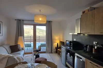 Image de T2 neuf à Valmorel, 4 pers, parking