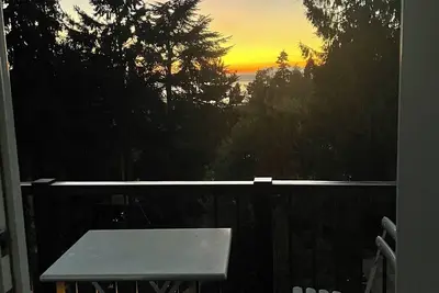 Image de Yard, patio, hot tub and high quality, well-designed interior with great light.