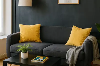 Image de Modern 3br apartment with in-unit laundry, sleek kitchen, and central A/C. Walk to the Zoo, Kelly Drive, and Drexel Park—just 5 mins to University City