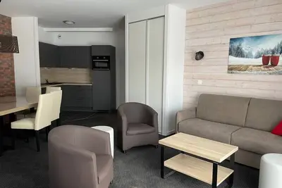 Image de Gourette - Studio cabine 65m² pour 8 pers. , animaux admis, draps inclus