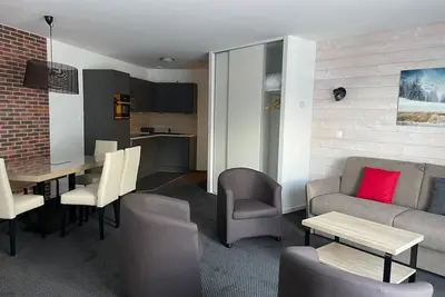 Image de Studio cabine à Gourette, 6 pers, piscine, animaux admis