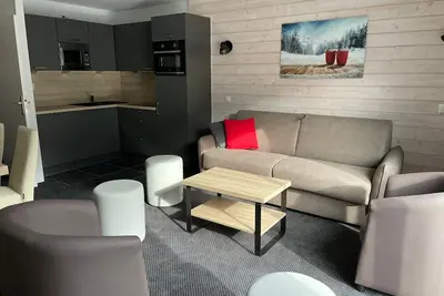 Image de Appartement duplex avec accès piscine, animaux acceptés, 8 pers. à Gourette